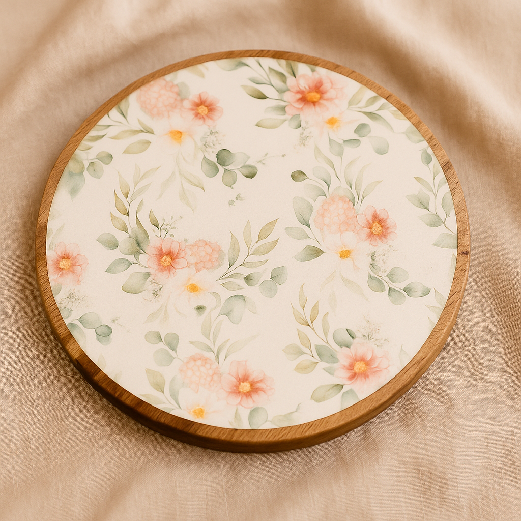 Flower Blossom - Large Platter/Wall Plate