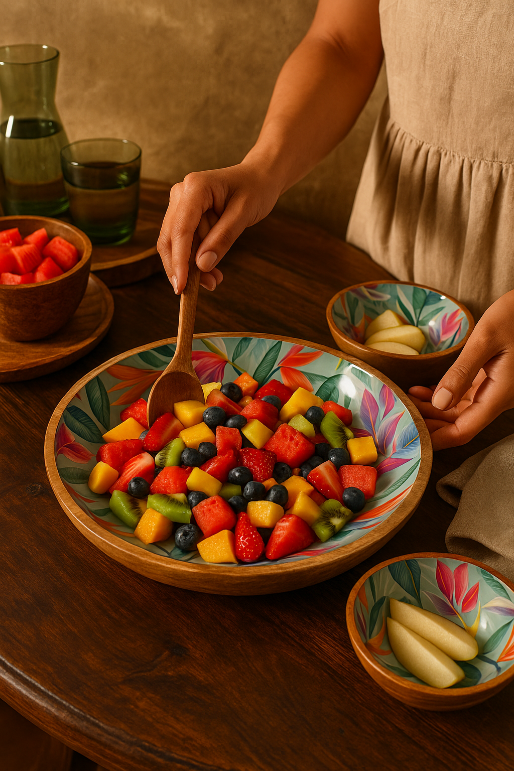 Hawaiian - Large Salad Bowl