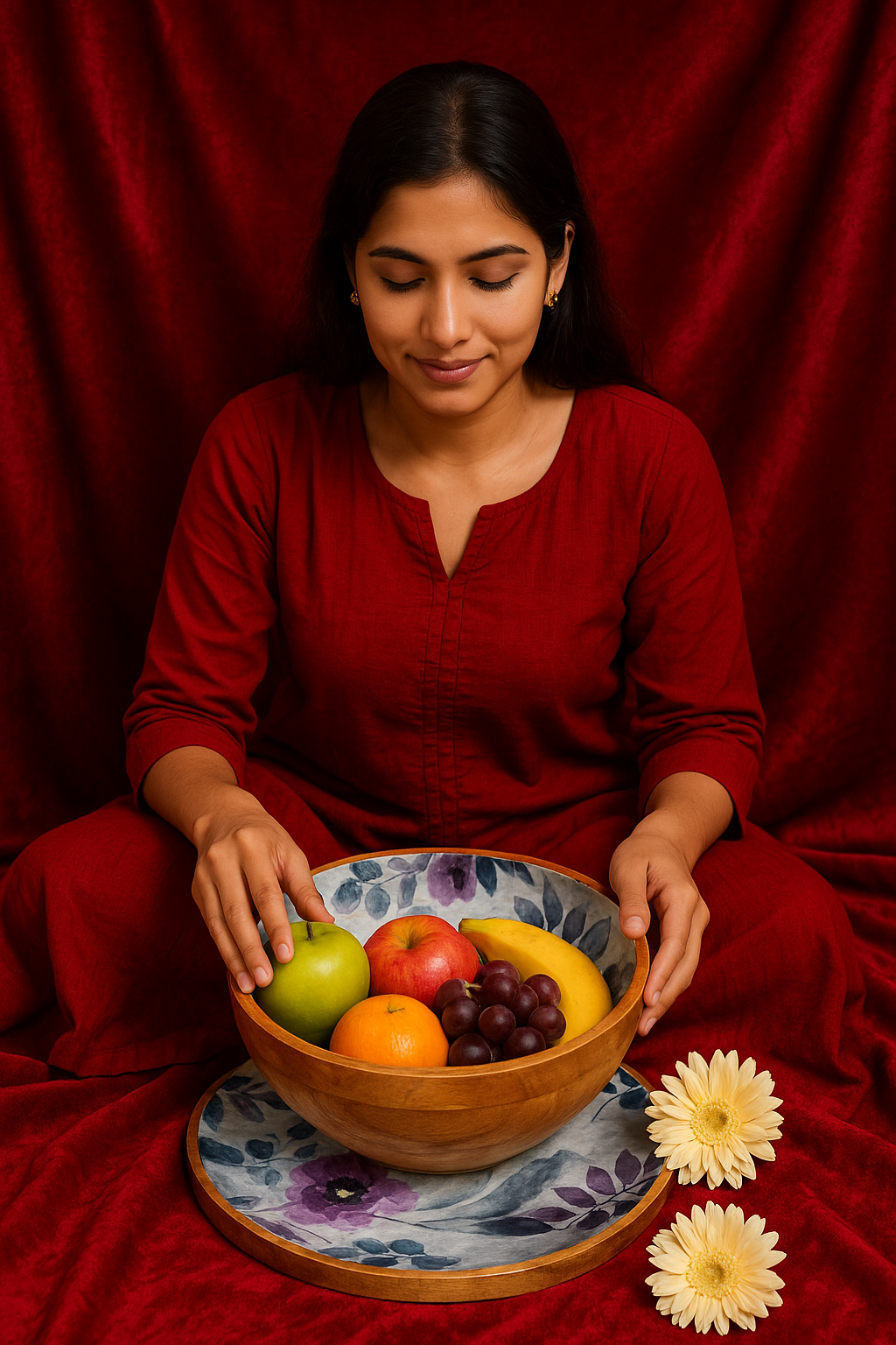 Winter Blossom - Salad/Fruit Bowl