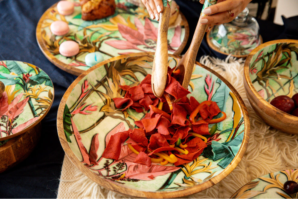 Tropical Garden - Large Salad Bowl