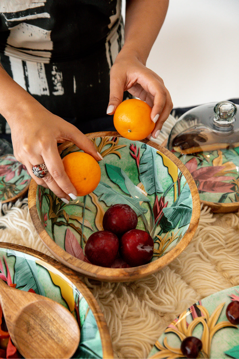 Tropical Garden - Salad/Fruit Bowl