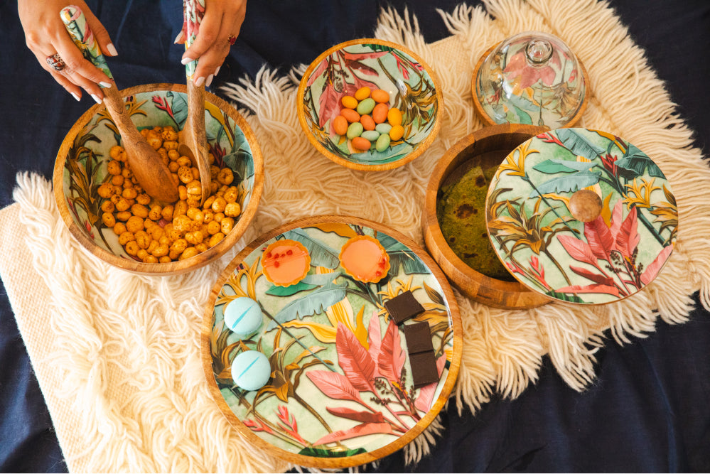 Tropical Garden - Salad/Fruit Bowl