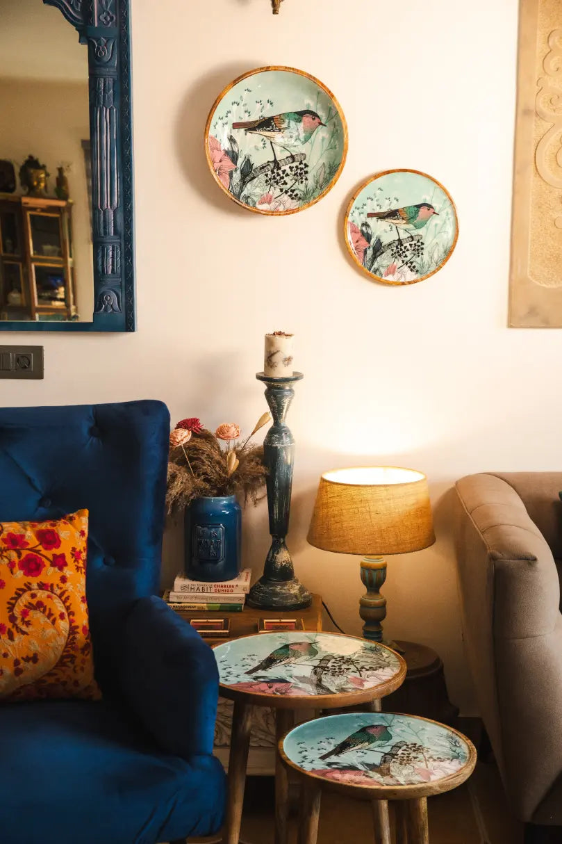 Bird in the Garden - Large Platter/Wall Plate