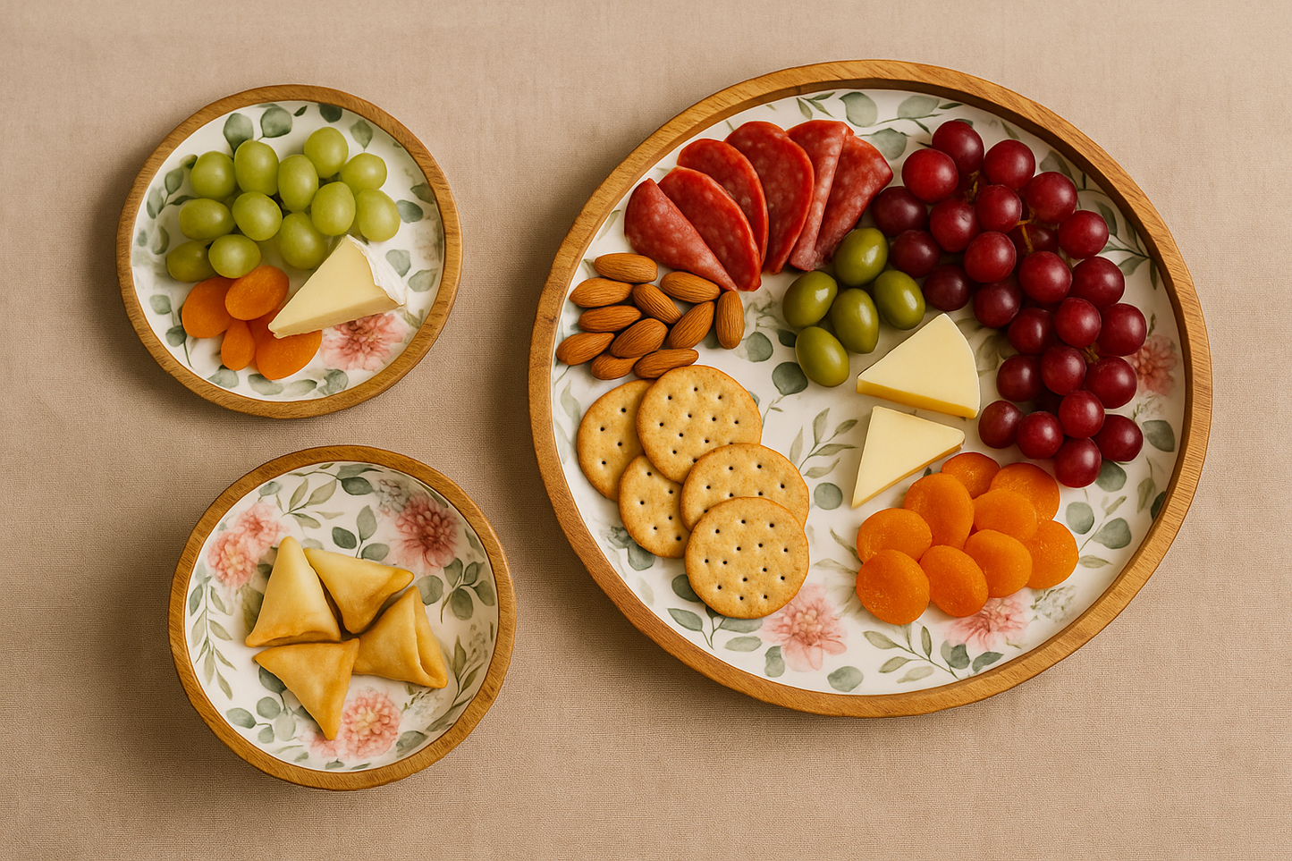 Flower Blossom - Large Platter/Wall Plate
