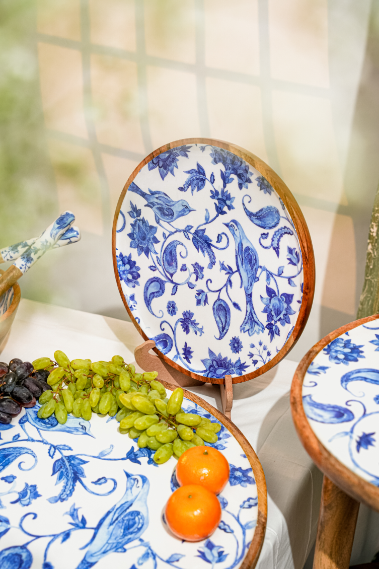 French Summer - Large 16" Serving Cum Wall Platter