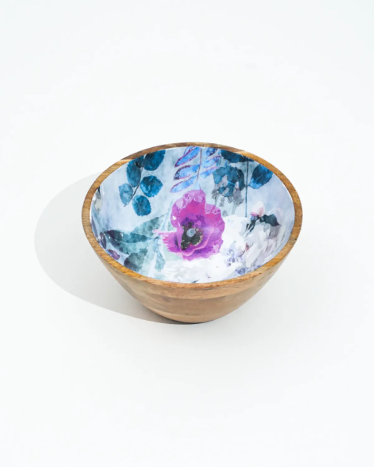 Winter Blossom - Salad/Fruit Bowl & 2 Spoons