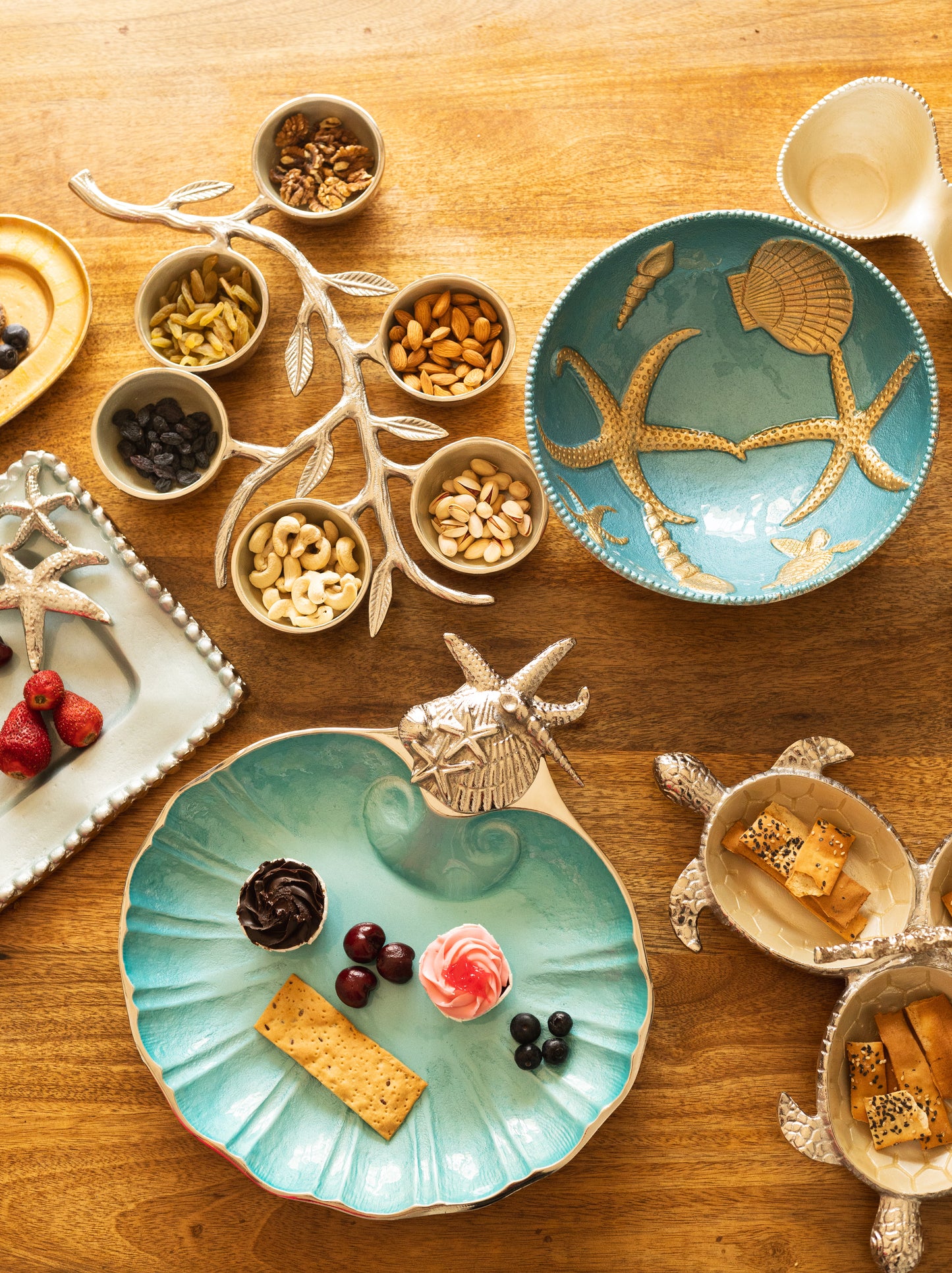 Ocean Blue Scallop Server