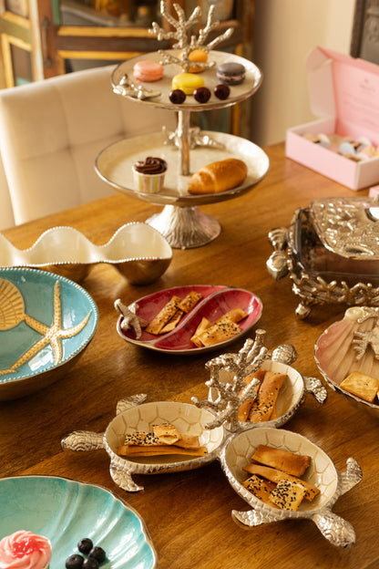 3 Section Turtle Condiment Server