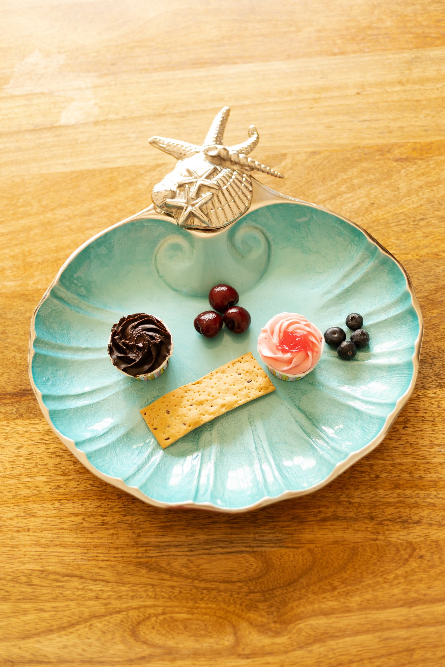 Ocean Blue Scallop Server