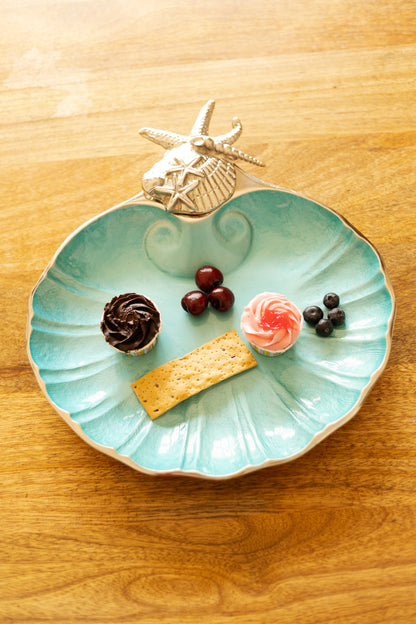 Ocean Blue Scallop Server