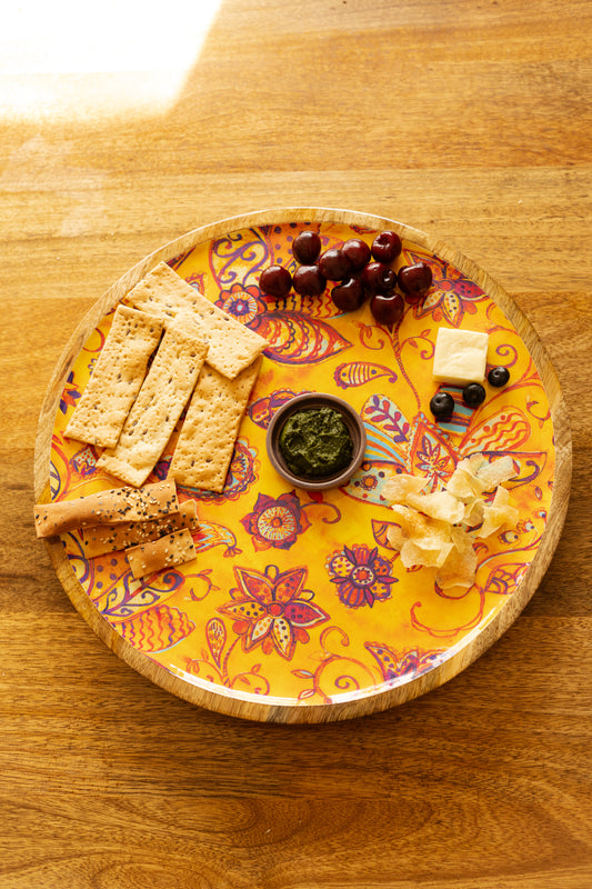 Yellow Mellow - Large Platter/Wall Plate
