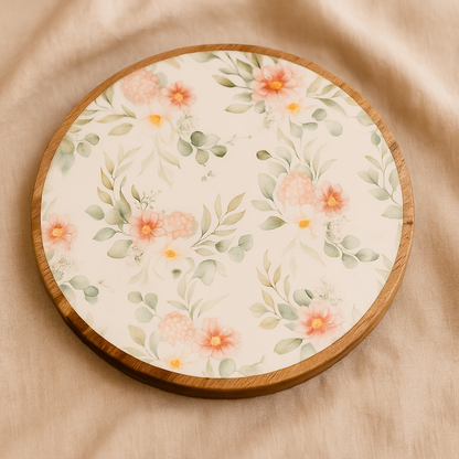 Flower Blossom - Large Platter/Wall Plate