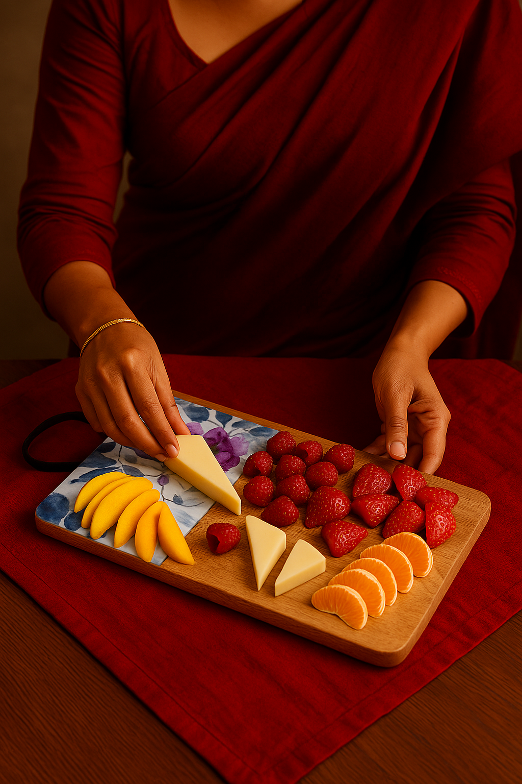 Winter Blossom - Cheese Board Small