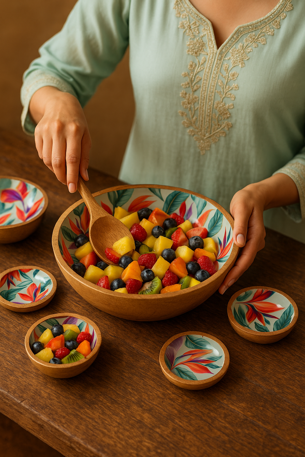 Hawaiian - Large Salad Bowl