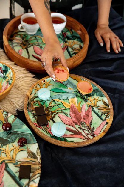 Tropical Garden - Rotating Platter
