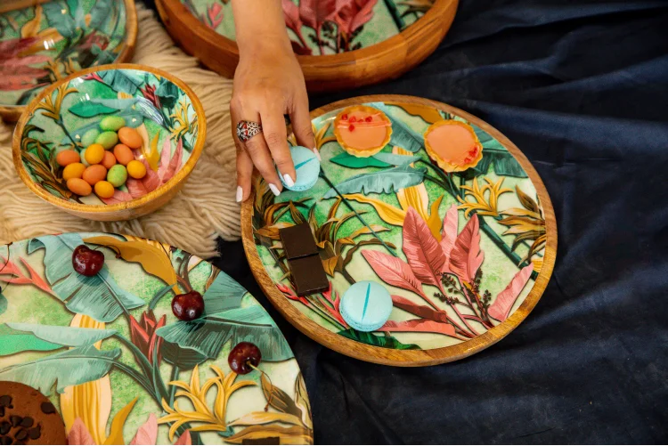 Tropical Garden - Small Platter/Wall Plate
