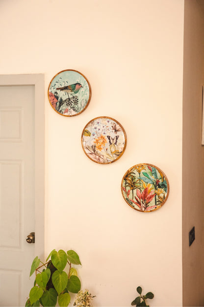 Tropical Garden - Small Platter/Wall Plate