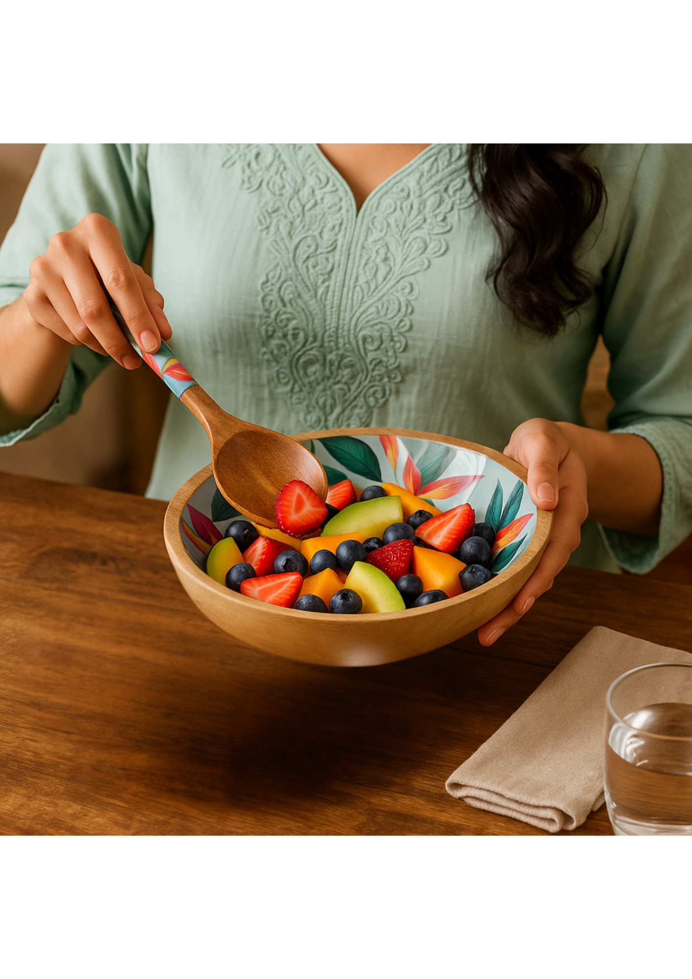 Hawaiian - Large Salad Bowl