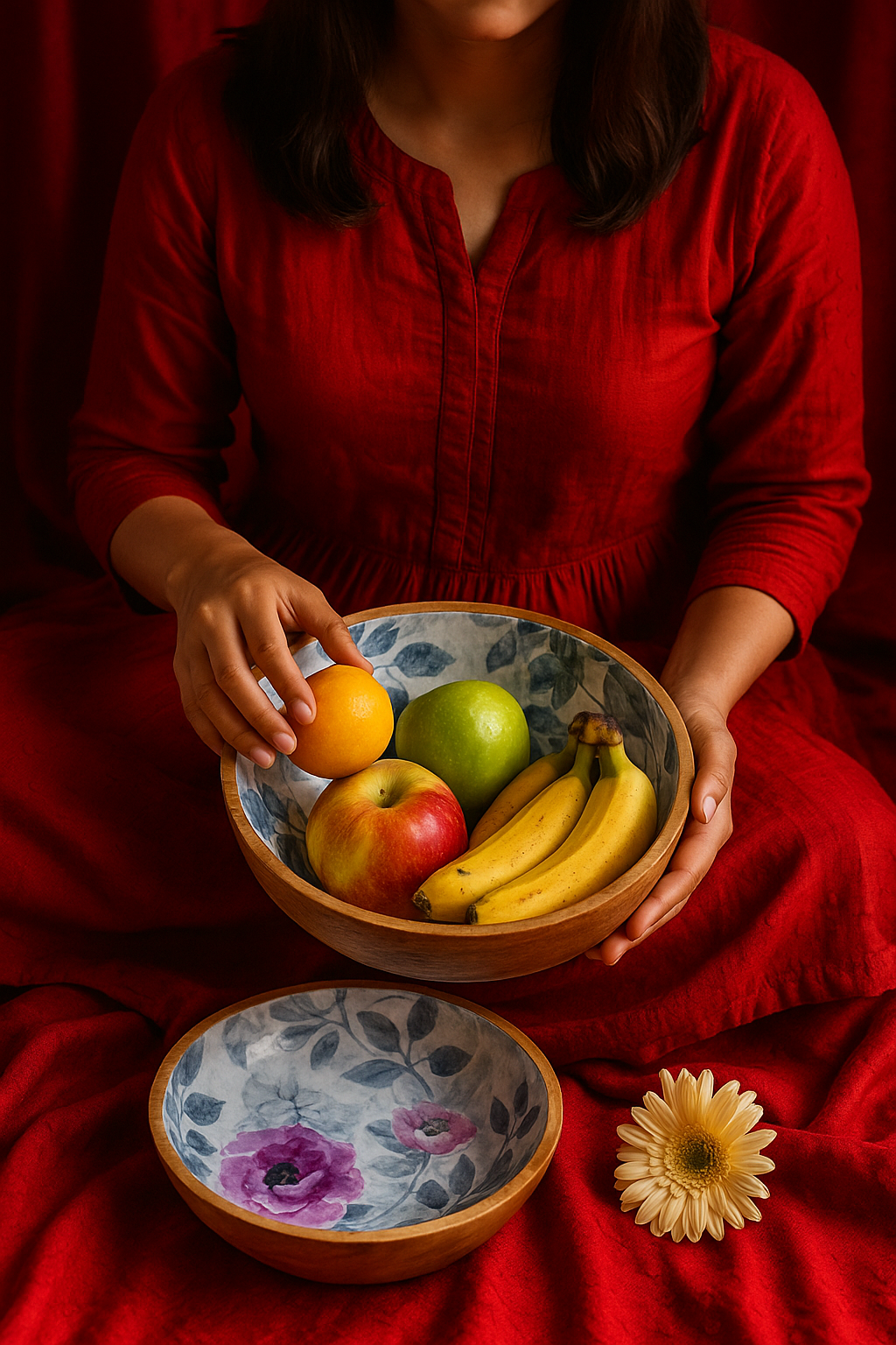 Winter Blossom - Salad/Fruit Bowl