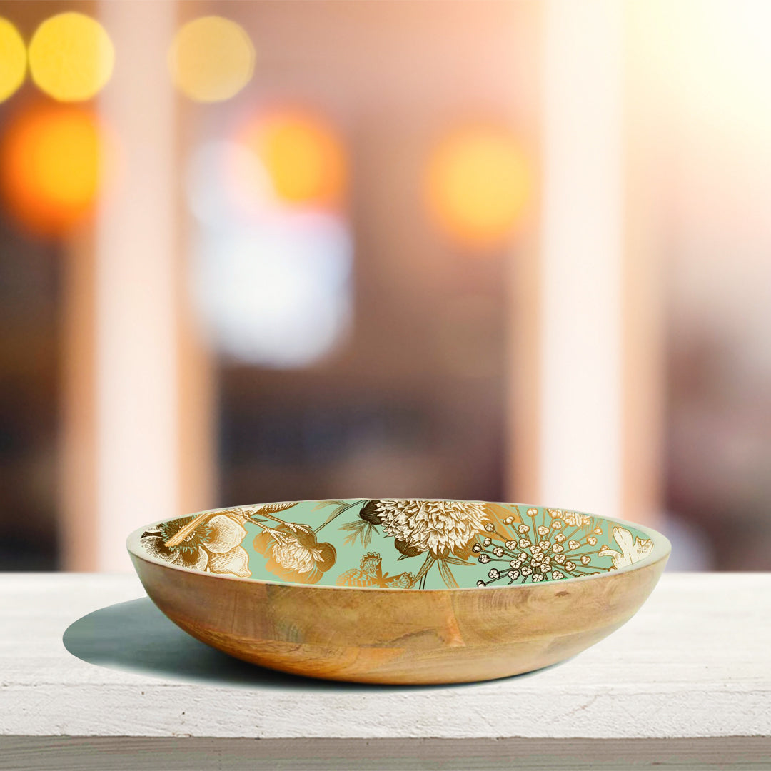 Golden Nightingale - Large Salad Bowl