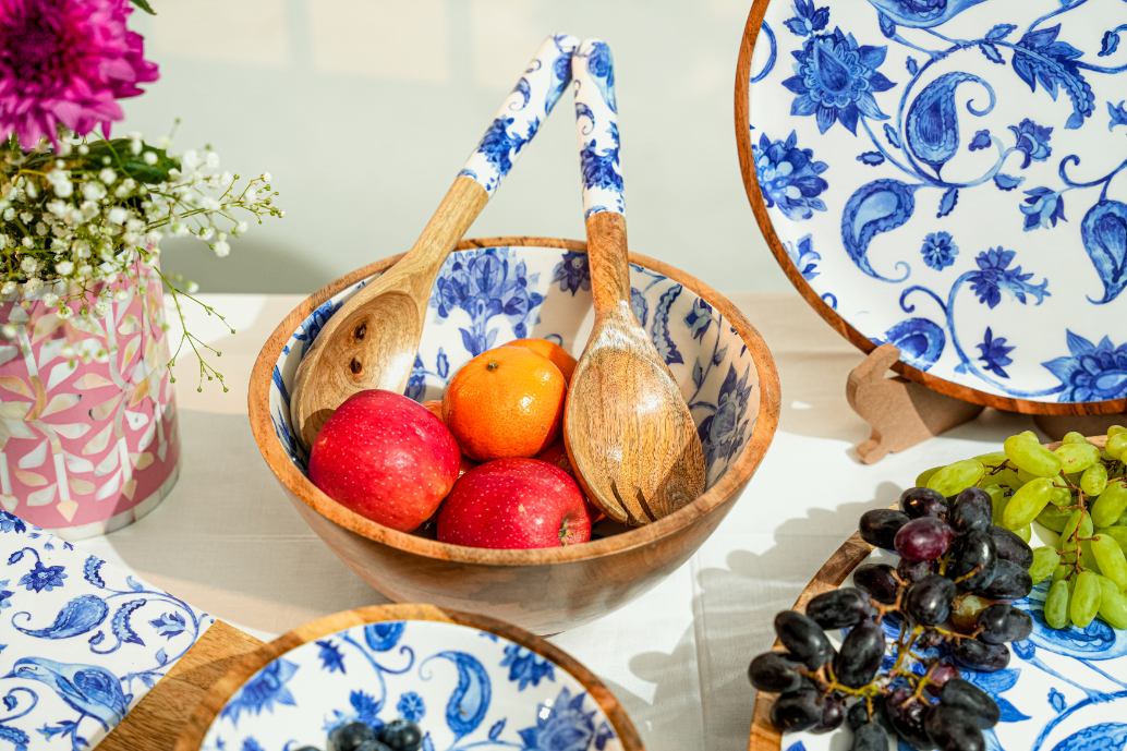 French Summer - Medium Bowl for Salads and Fruits