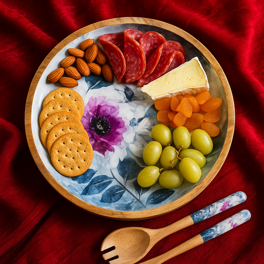 Winter Blossom - Large Platter/Wall Plate