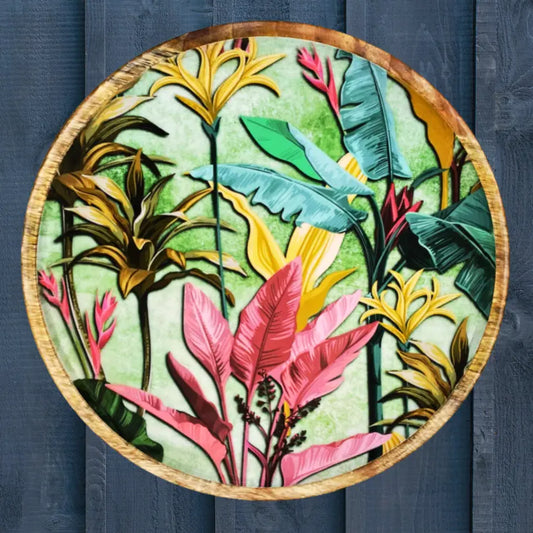 Tropical Garden - Large Platter/Wall Plate