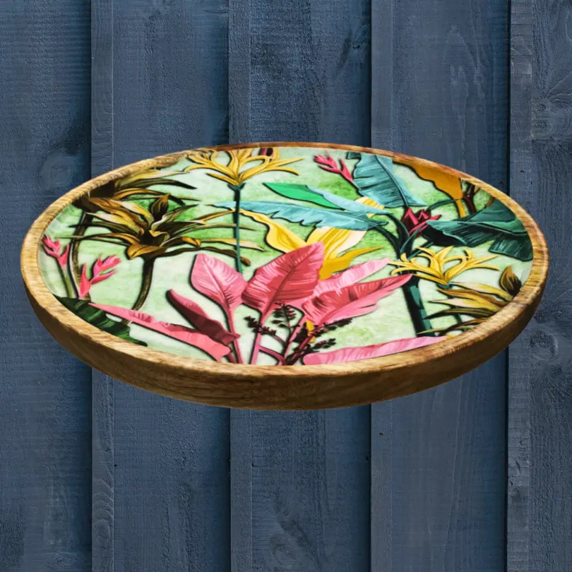 Tropical Garden - Large Platter/Wall Plate