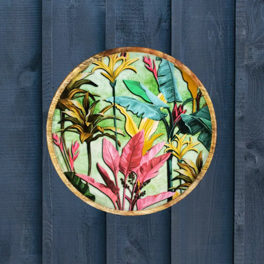 Tropical Garden - Small Platter/Wall Plate