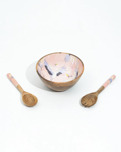 Wings Apart - Medium Bowl & 2 Spoons