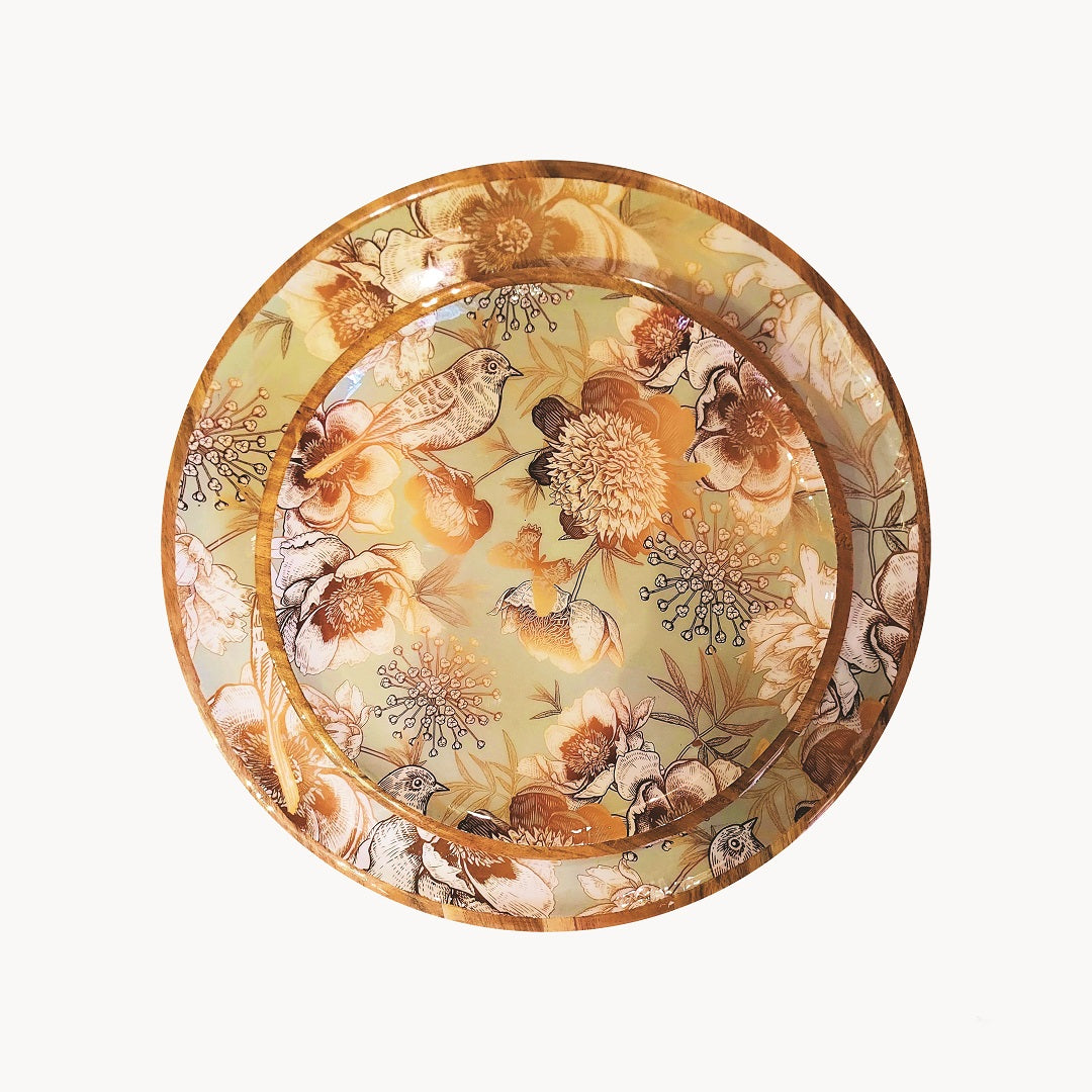 Golden Nightingale - Small Platter