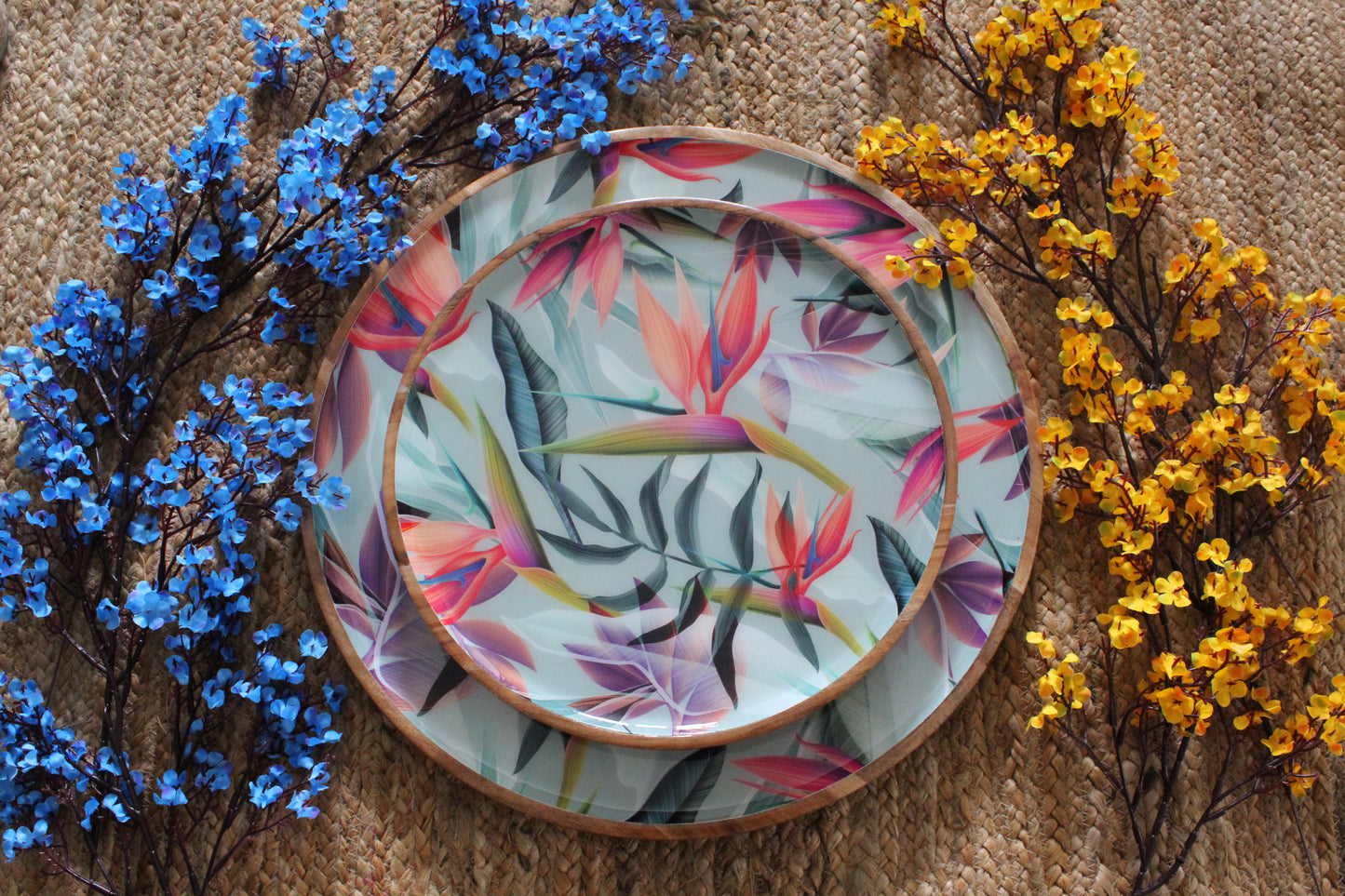Hawaiian - Large Platter & Small Platter