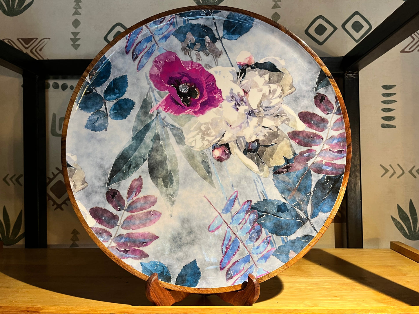 Winter Blossom - Large Platter for Corporate Gifts