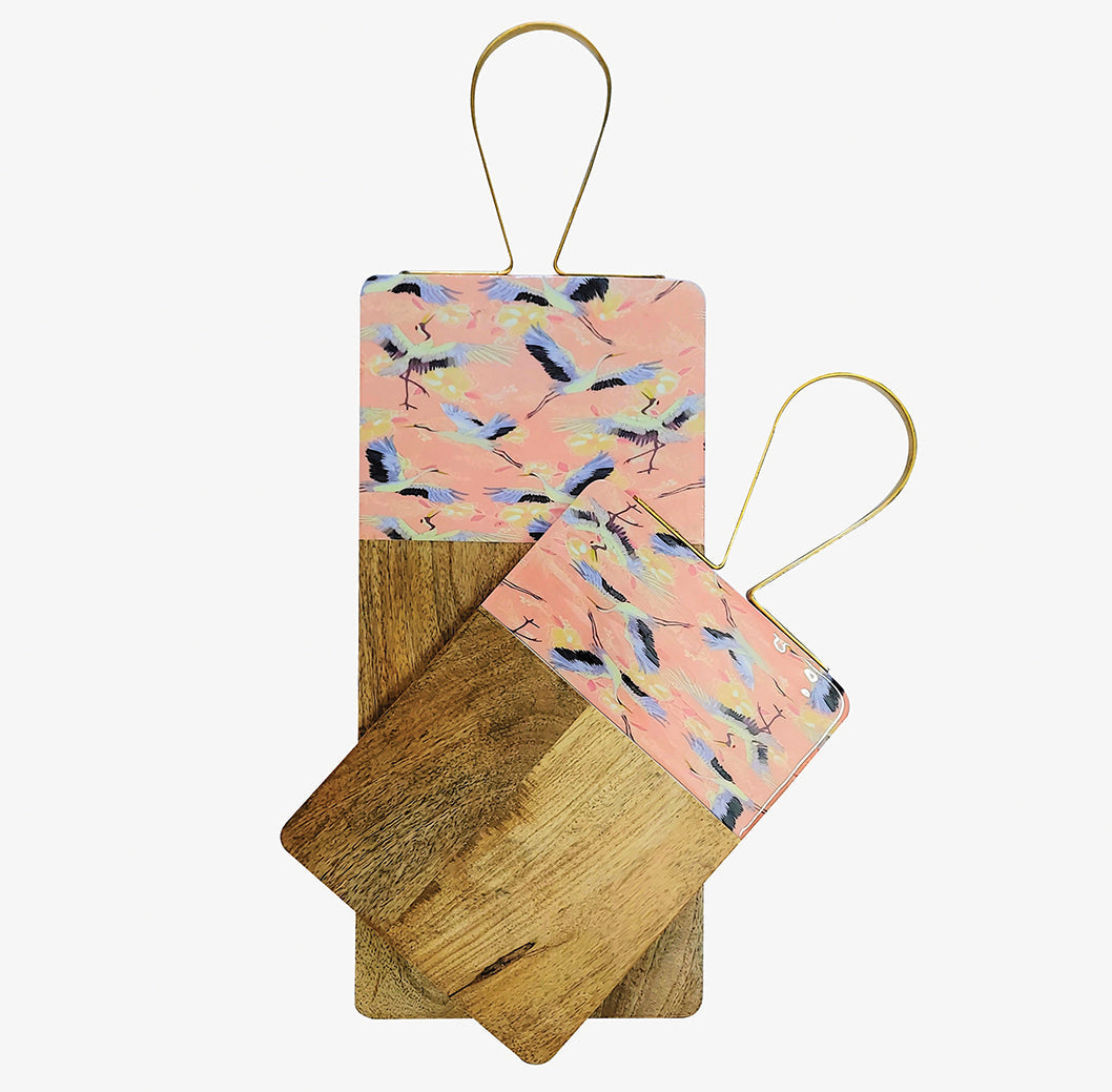 Wings Apart - Set of 2 Cheese Boards ( Big & Small )
