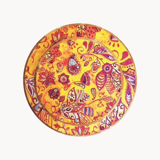 Mellow Yellow - Large Platter for Corporate Gifts