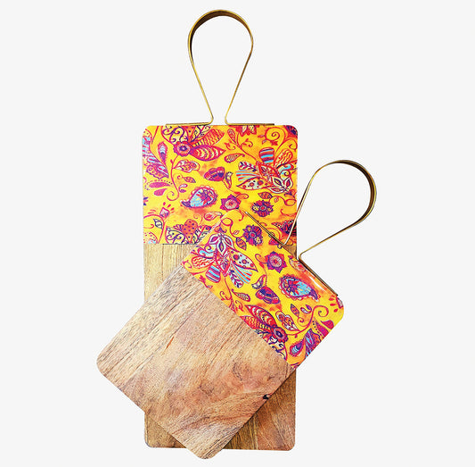 Mellow Yellow - Set of 2 Cheese Boards ( Big & Small )